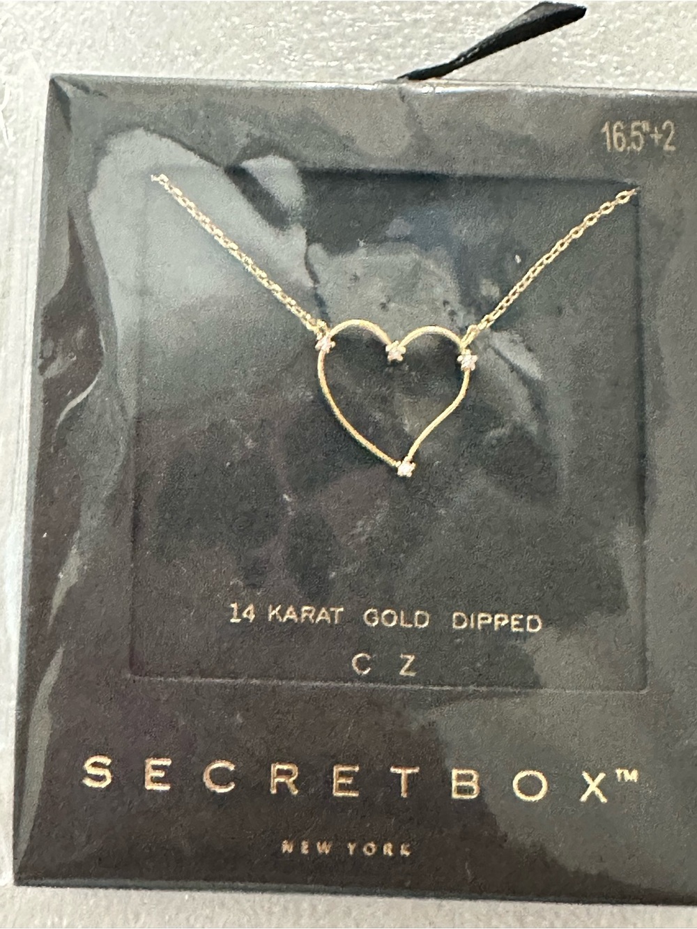 Gold Heart Pendant Necklace - 14K Gold-Dipped